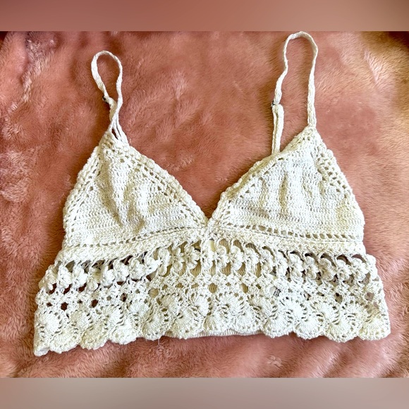 Billabong Crochet Bralette Top size M - Picture 1 of 5